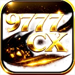 9777CX game premium gold casino-style icon with luxury gaming design