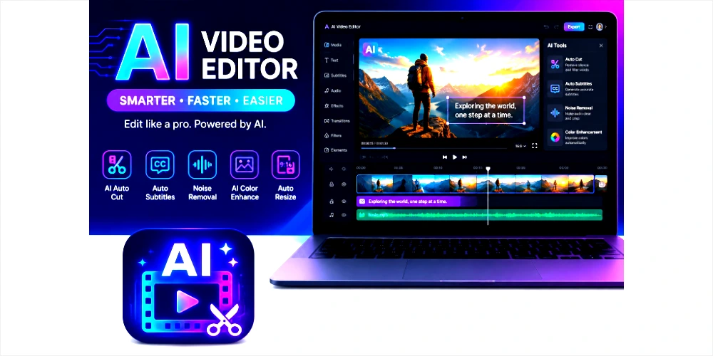 the show how to use the ai video editor app on your device and desktop & ios