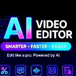 the image show the ai video editor app icon