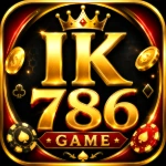 IK786 Game APK icon with modern mobile gaming design and attractive interface