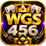 WGS456 Game APK premium app icon with modern gold gaming design