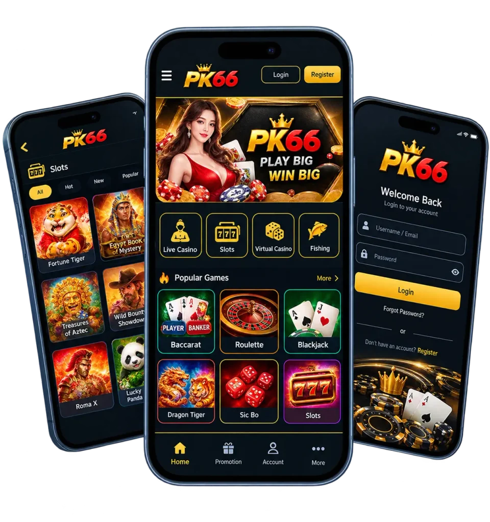 PK66 Game APK home screen